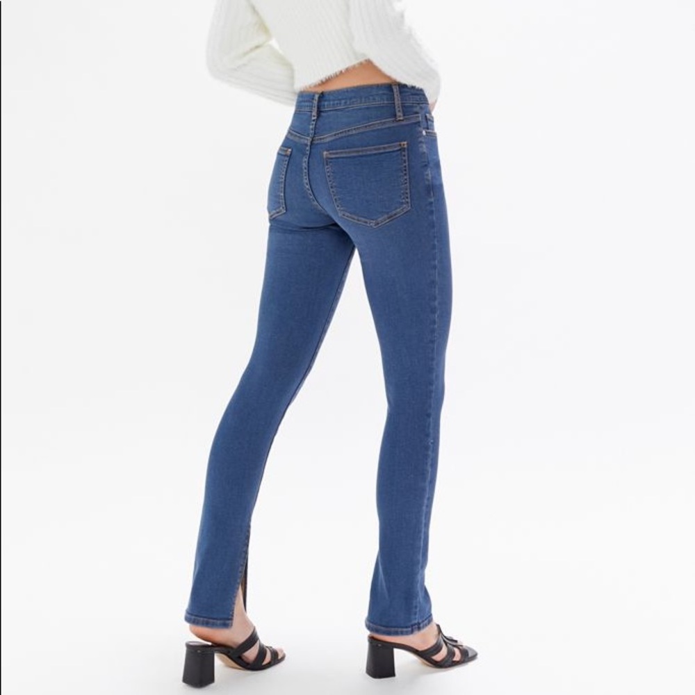 BDG Twig Split Ankle Mid Rise Skinny Jeans